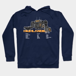 Mechwarrior Highlander HGN-732 Hoodie